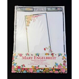 Mary Engelbreit Vintage Stationery Set Pals Floral Garden 20 Sheets 15 Envelopes